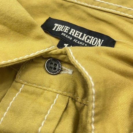 True Religion トゥルーレリジョン Big T Western Shirt ウェスタン 長袖シャツ (TRUE-Shirt5)