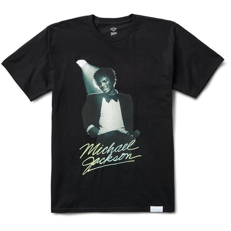 限定  Diamond Supply Co ダイヤモンドサプライ MJ マイケルジャクソン 半袖 Tシャツ King Of Pop 黒