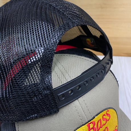 米国アウトドアブランド Bass Pro Shops バスプロショップス 刺繍ロゴ メッシュキャップ (Bps24)