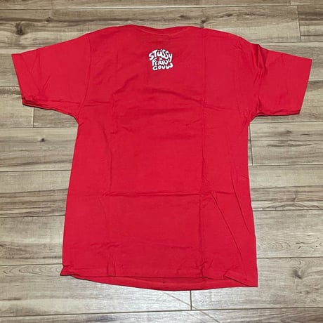 【S】 限定 Stussy ステューシー FERRY GOUW フェリーゴウ 半袖 Wネーム Tシャツ 赤 ストリート  (35)