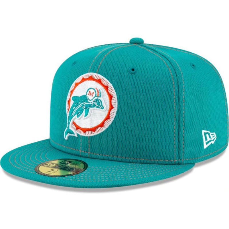 【新品】 NFL100周年 NEWERA マイアミ ドルフィンズ 59Fifty NFL 限定100周年記念 NEWERA ニューエラ Dolphins ドルフィンズ
