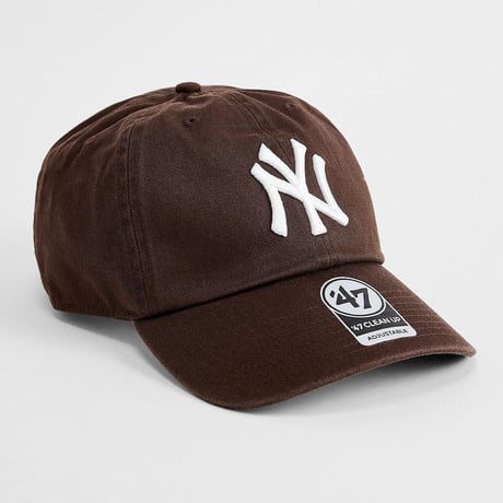 USA仕様 '47 Brand 47ブランド NY Yankees ニューヨークヤンキース Clean Up ストラップバックキャップ(47c1)
