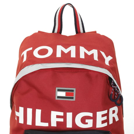 USA正規品 トミーヒルフィガー TOMMY HILFIGER バックパック 赤 レッド BIGロゴ FLAG フラッグ