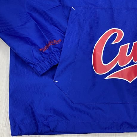 USA限定 Mitchell&Ness MLB シカゴ カブス Team Origins ハーフZIP ウィンドブレーカー Cubs