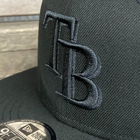 9FIFTY ニューエラ Newera タンパベイ レイズ TB Rays スーパーブラック スナップバックキャップ BOB (950-165)