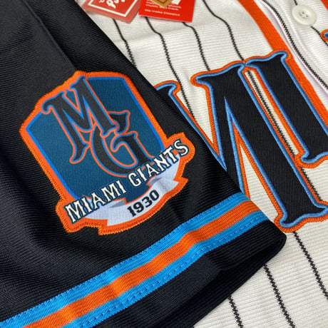 USA限定 HGC ニグロリーグ NEGRO LEAGUE マイアミ ジャイアンツ Giants ベースボールシャツ ＃15 (HGC-BB8)