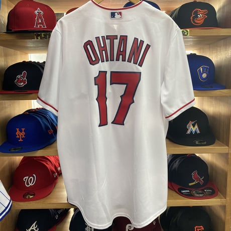 Majestic マジェスティック MLB 大谷翔平 #17 ロサンゼルス LA エンゼルス Angels レプリカユニフォーム 白