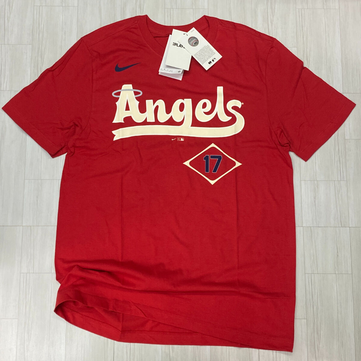 MLB公式 NIKE ロサンゼルス エンゼルス LA Angels大谷翔平 Tシャツ #17 ...