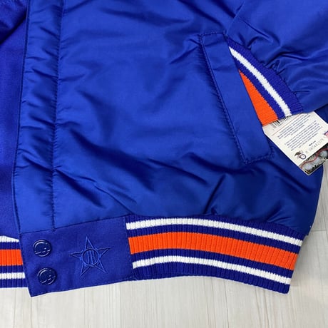 USA限定 JHデザイン MLB ニューヨーク メッツ NY Mets フード付き リバーシブル スタジャン