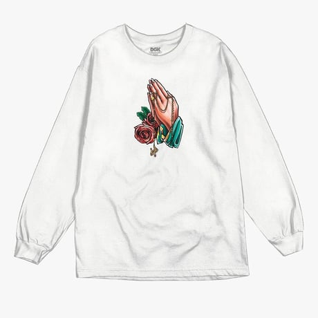 DGK ディージーケー 長袖 Tシャツ ロンT 聖母 Madre de Dios ストリート ロザリオ Our Lady