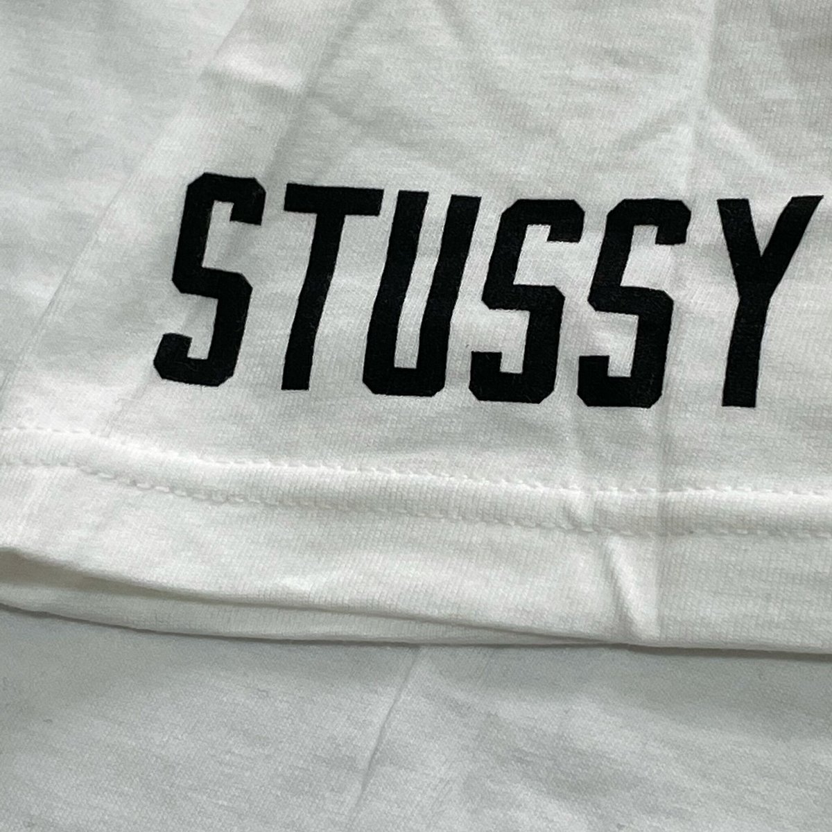 L】 Stussy ステューシー JAMAICA ジャマイカ 半袖 Tシャツ 白