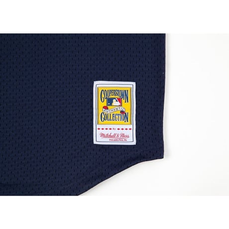 Mitchell&Ness ミッチェル&ネス MLB バッティングプラクティス BPジャージ 公式 ユニフォーム INDIANS インディアンス 紺