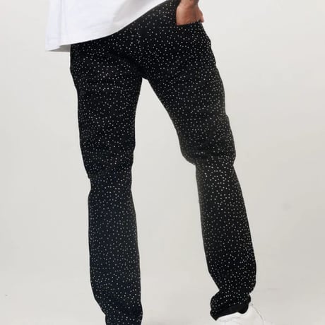 米国ブランド FWRD Denim NY スリムフィット ストレートデニム Fit Slim Straight Iced Jeans ジェットブラック (JNS137)