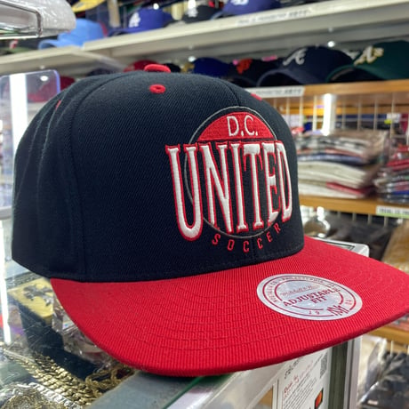 MLS メジャーリーグサッカー Mitchell&Ness スナップバックキャップ D.C. ユナイテッド  (MLS4)