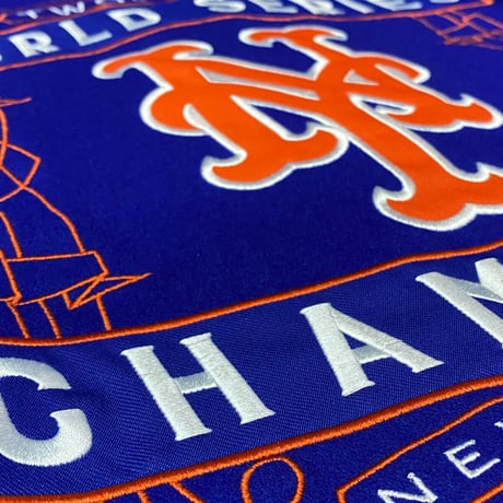 MLB公式 JHデザイン NY Mets メッツ 限定 チャンピオンズ リバーシブル スタジャン