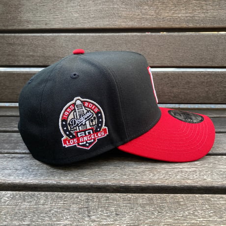 海外限定 Newera ニューエラ 9Forty Aフレーム LA Dodgers ドジャース 60周年記念 キャップ (940-325)