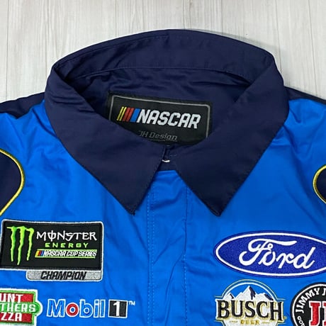 NASCAR ナスカー JHデザイン Busch Light ピットクルーシャツ  ケヴィン ハーヴィック