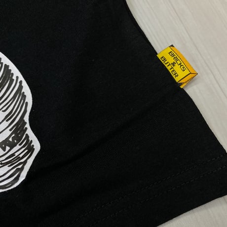 米国ブランド Bricks & Butter ブリックス＆バター 半袖 PAC グラフィック Tシャツ 黒