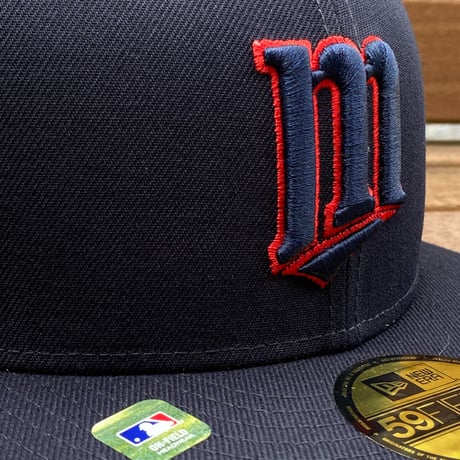 限定 NEWERA ニューエラ 59FIFTY スプリングトレーニング メッシュキャップ Twins ツインズ 紺