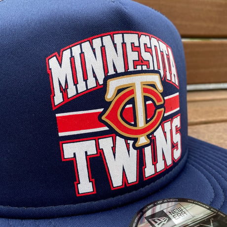 海外限定 ニューエラ LogoTrucker 9Fifty ミネソタツインズ Twins MLB トラッカーキャップ