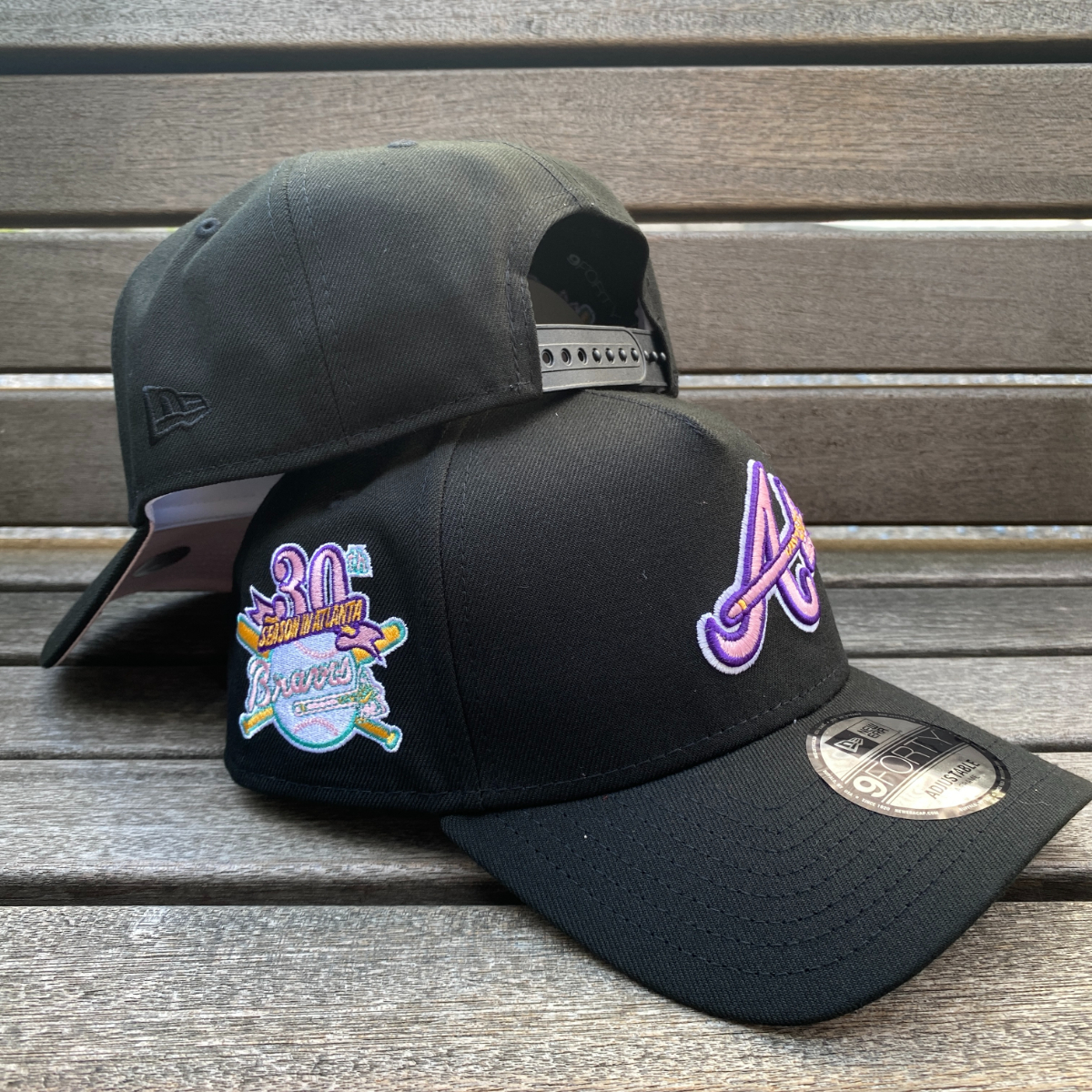 海外限定 Newera ニューエラ 9Forty Aフレーム Braves アトランタ