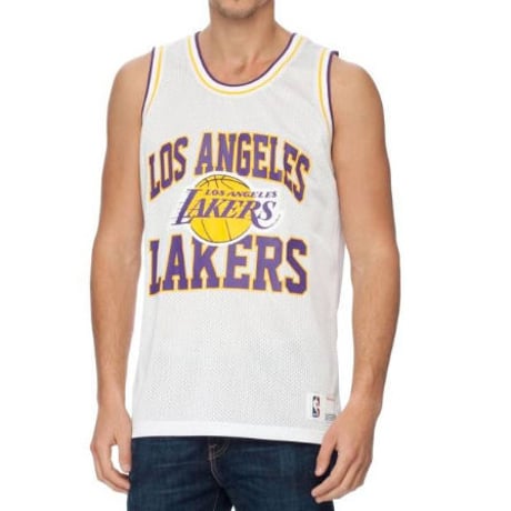 Mitchell&Ness ミッチェル&ネス NBA メッシュタンクトップ LA Lakers レイカーズ