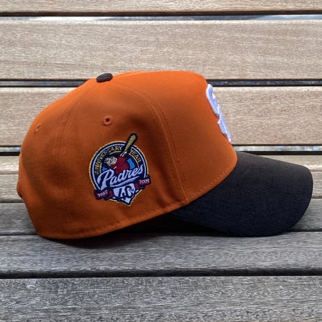 海外限定 Newera ニューエラ 9Forty A-Frame Aフレーム SD Padres パドレス 40周年記念 キャップ (940-184)