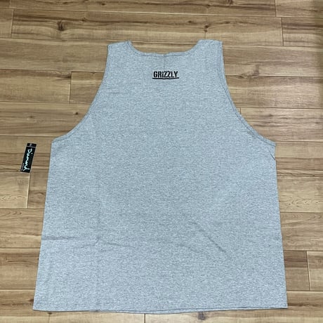【3XL】米国製 ダイヤモンドサプライ Diamond Supply Co タンクトップ GRIZZLY グリズリー Smoke