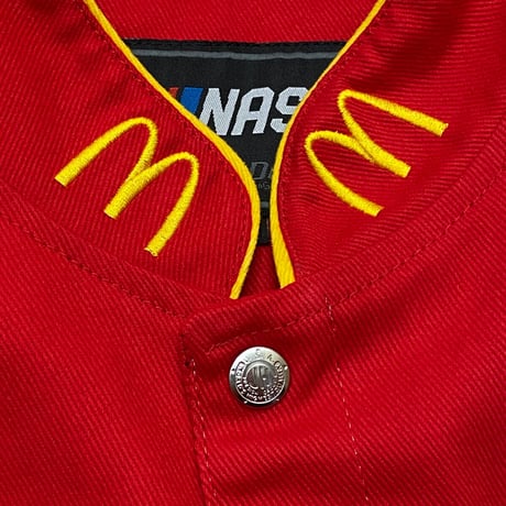 NASCAR ナスカー JHデザイン McDonald's レーシングジャケット 23XI Racing ダレルウォレスJr. (NSCR12)