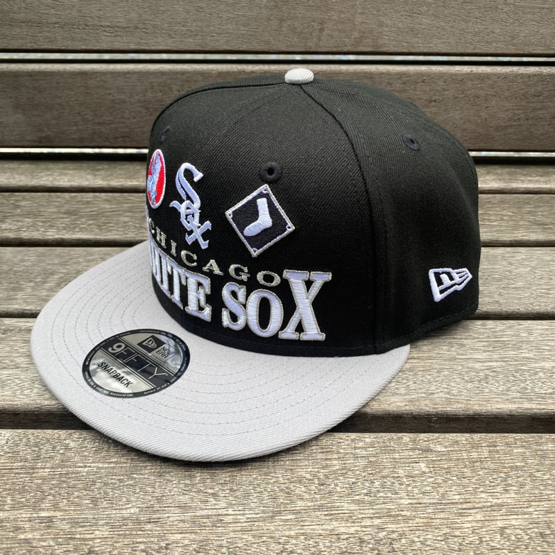 【海外限定】ニューエラ シカゴホワイトソックス 9FIFTY ブラック&レッド USA限定 9FIFTY ニューエラ MLB シカゴ ホワイトソックス Whitesox スナ