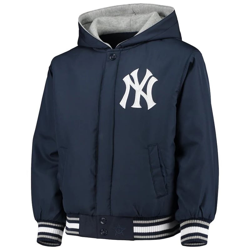 MLB公認 JHデザイン NY ヤンキース Yankees フード付き MLB公認 JHデザイン NY ヤンキース Yankees フード付き