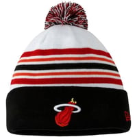 ニューエラ NEWERA ポンポン ニット帽 マイアミ HEAT ヒート NBA オフィシャル 公式 フリース仕様 HWC