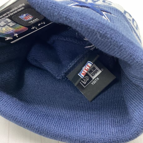 NEWERA USA ニューエラ NFL ダラス カウボーイズ COWBOYS ポンポン ニット帽 YOUTH