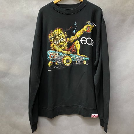 Diamond Supply ダイヤモンドサプライ ACE Truck クルーネック スウェット トレーナー ピスタグ付き  黒