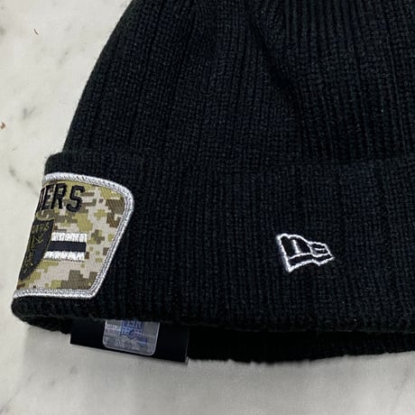 限定Salute to Service ニューエラ NEWERA ニット帽 NFL ラスベガス レイダース Raiders