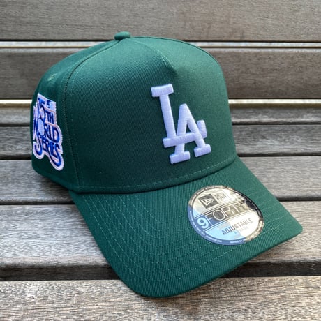 海外限定 Newera ニューエラ 9Forty Aフレーム LA Dodgers ドジャース キャップ 75周年 WS記念 (940-114)