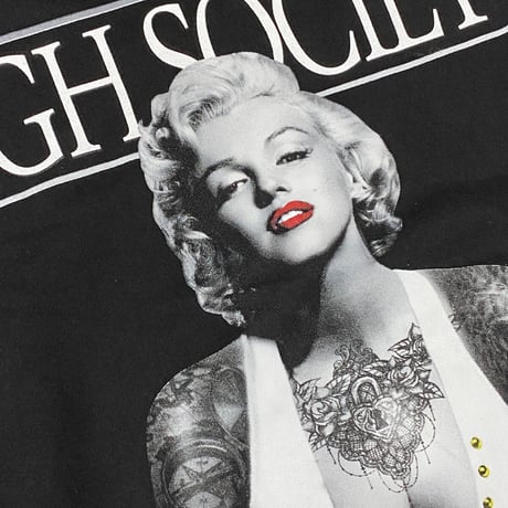 LA発 CreateX5 HIGH SOCIETY グラフィック プルオーバー パーカー MONROE ハイソサエティ