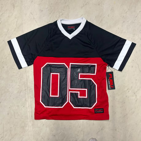 USA仕様 FUBU フブ Football Game Jersey フットボール メッシュ ゲームシャツ Y108 (FBT4)