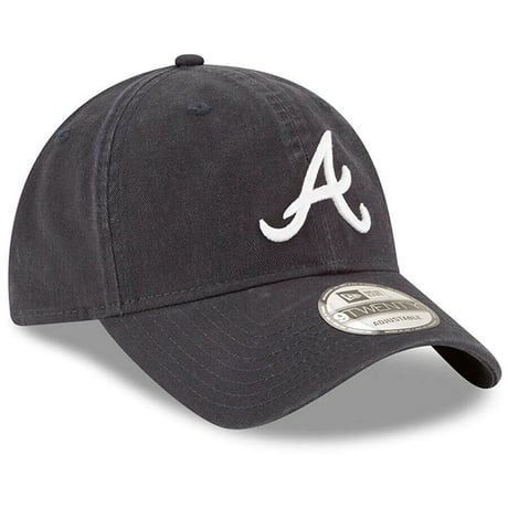 9Twenty ニューエラ NEWERA アトランタ ブレーブス  MLB ストラップバックキャップ ROAD 紺