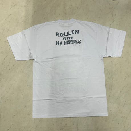 LA発 Cheech&Chong チーチアンドチョン グラフィック ヘビーウェイト Tシャツ 白 RWMH (GTS84B)