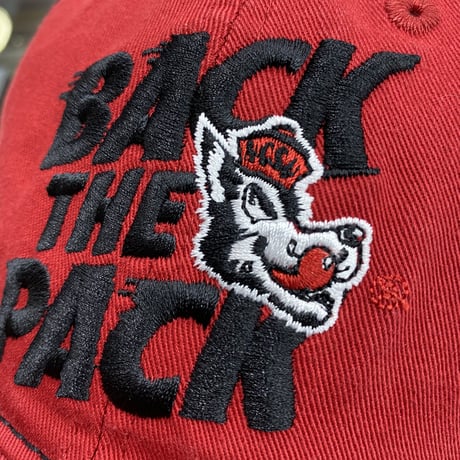 Adidas アディダス Collegiate ノースカロライナ州立大学 NC State Wolfpack ウルフパック ストラップバックキャップ