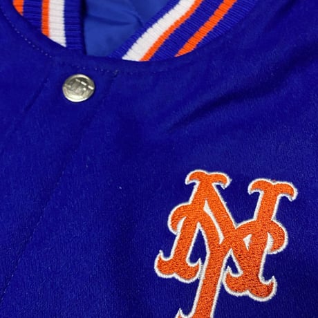 MLB公式 JHデザイン NY Mets メッツ 限定 チャンピオンズ リバーシブル スタジャン