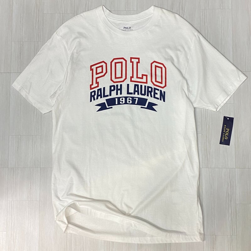 POLO RALPH LAUREN - Polo Ralph Lauren ホワイト 半袖Tシャツ Polo Ralph Lauren Mens Classic Fit Crew Neck T-Shirt (XL