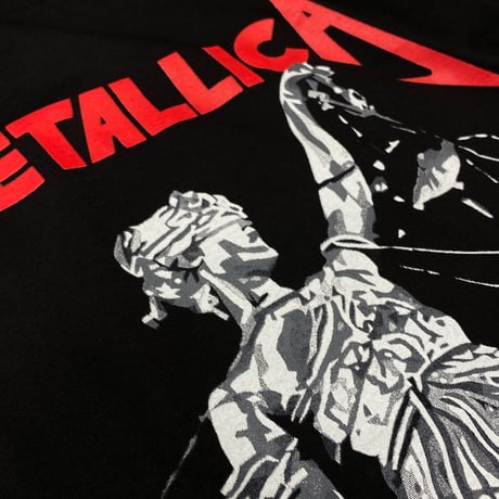 LA発 Metallica メタリカ Justice For All 半袖 ヘビーウェイト Tシャツ 黒 バンドT