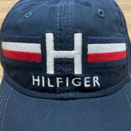 トミーヒルフィガー TOMMY HILFIGER ストラップバック キャップ 紺 Hフラッグロゴ (7)