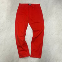 米国発 Lil Wayne TRUKFIT トラックフィット Twill Trouser Pants ツイル トラウザーパンツ 赤 (JNS191)