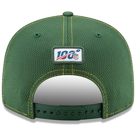 スナップバックキャップ 限定 NFL 100周年記念モデル NEWERA ニューエラ 公式 Packers グリーンベイ パッカーズ 公式アイテム 9Fifty アメフト 緑