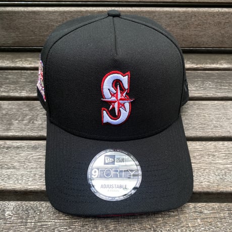 海外限定 Newera ニューエラ 9Forty Aフレーム Mariners シアトル マリナーズ 20th Anniv. キャップ (940-193)