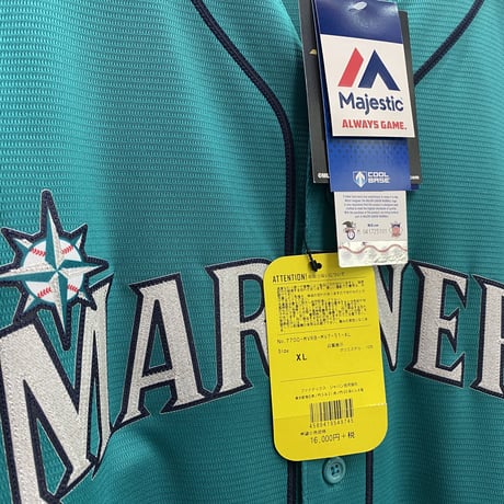 Majestic マジェスティック MLB イチロー #51 シアトル マリナーズ レプリカユニフォーム 緑