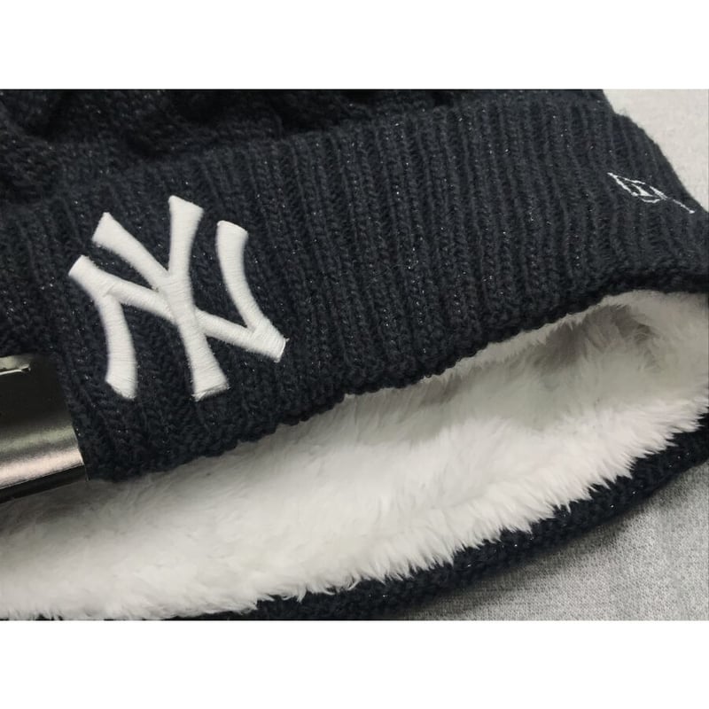 NEWERA ニューエラ NY Yankees ヤンキース MLB 紺 ネイビー ラメ入り